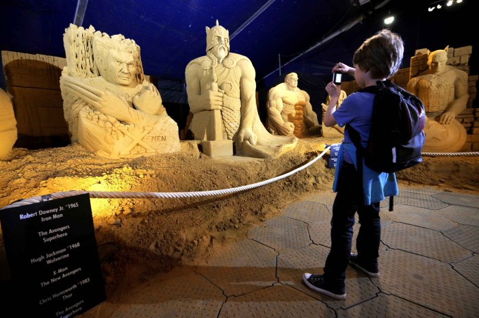 The largest festival of sculptures from sand in Belgium