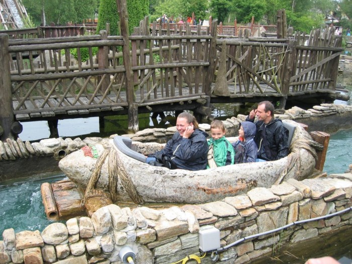 The amusement park in Asterix in France