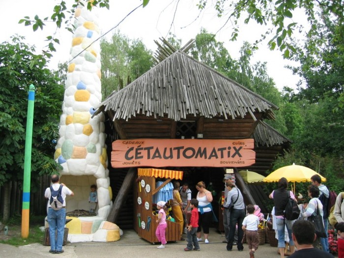 The amusement park in Asterix & raquo; in France