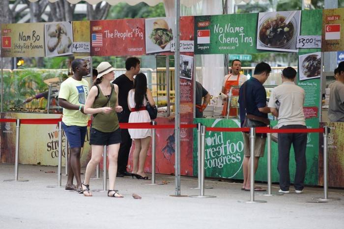 The first world street food congress in Singapore