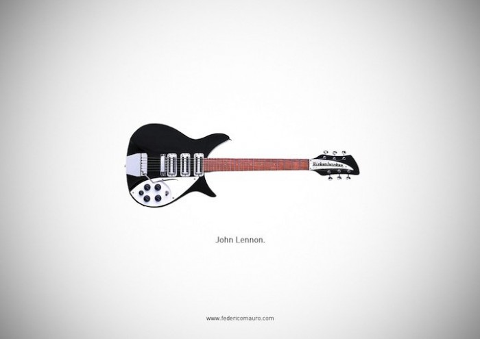 The history of music in famous guitars of famous musicians