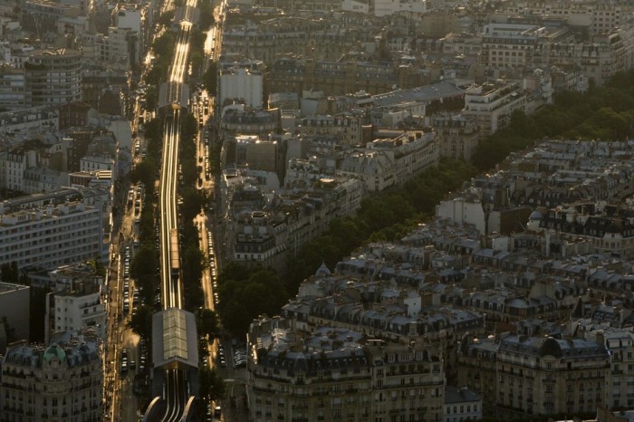 Paris from a bird's eye view