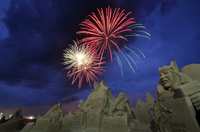 Sand sculpture festival in the Hamptons