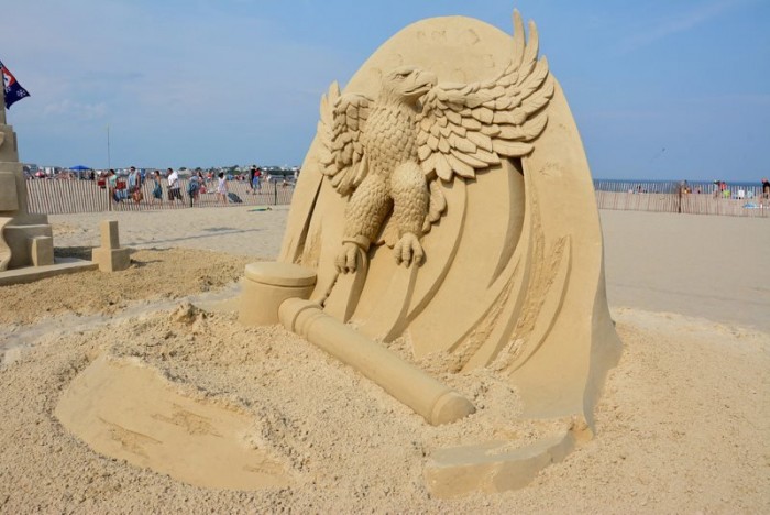 Sand sculpture festival in the Hamptons