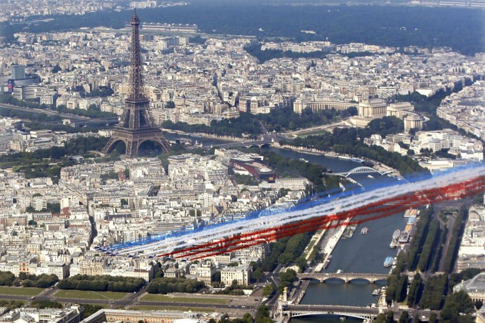 Paris from a bird's eye view