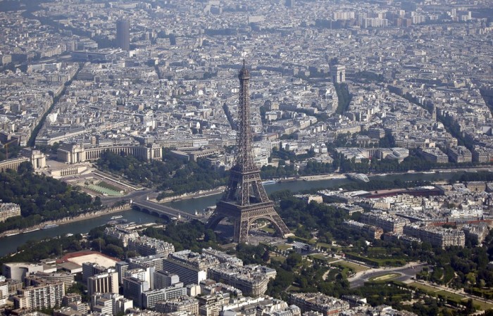 Paris from a bird's eye view