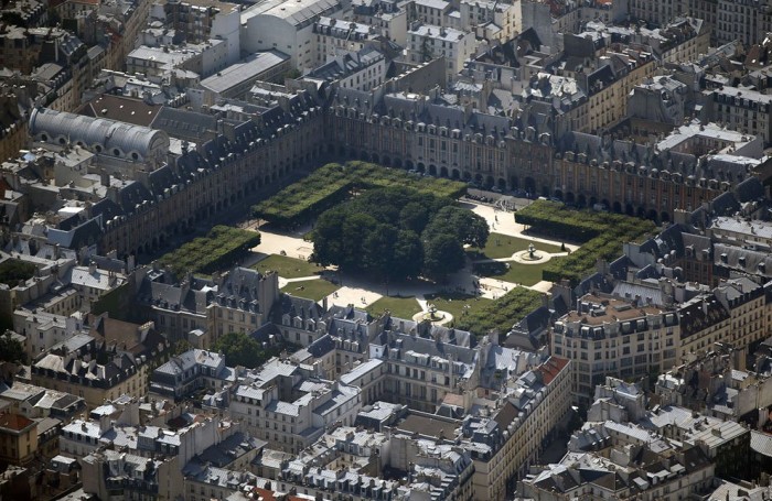 Paris from a bird's eye view