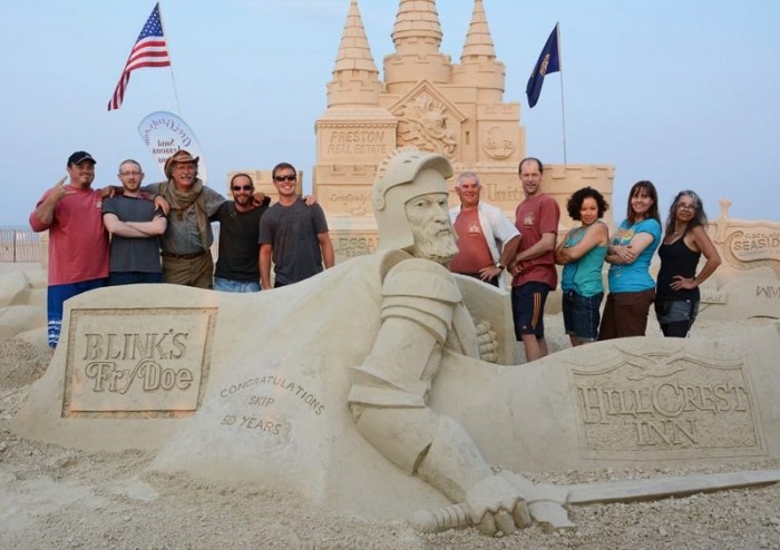 Sand sculpture festival in Hampton