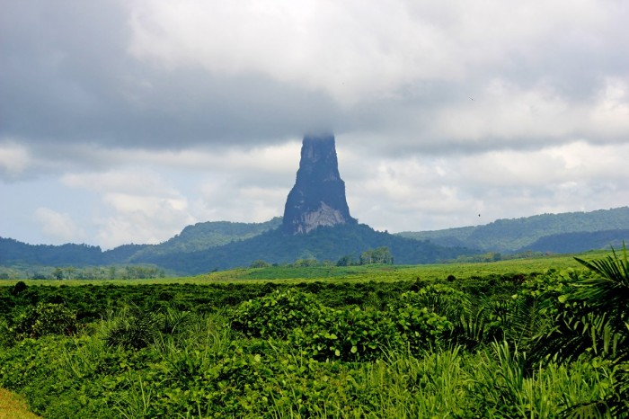 The Great Dog's Peak in Sao Tome