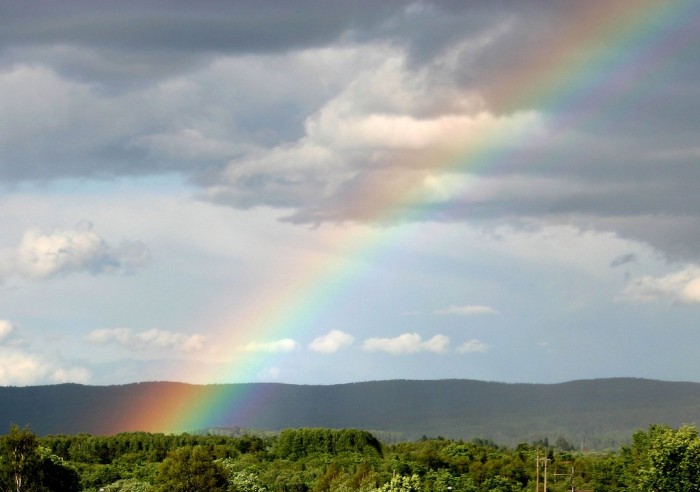 Where the rainbow ends