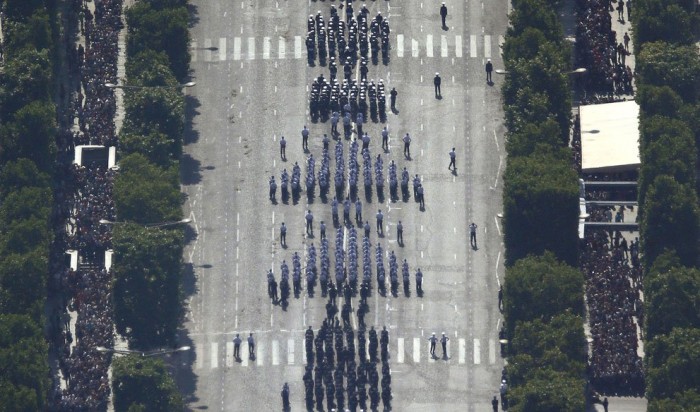 Paris from a bird's eye view