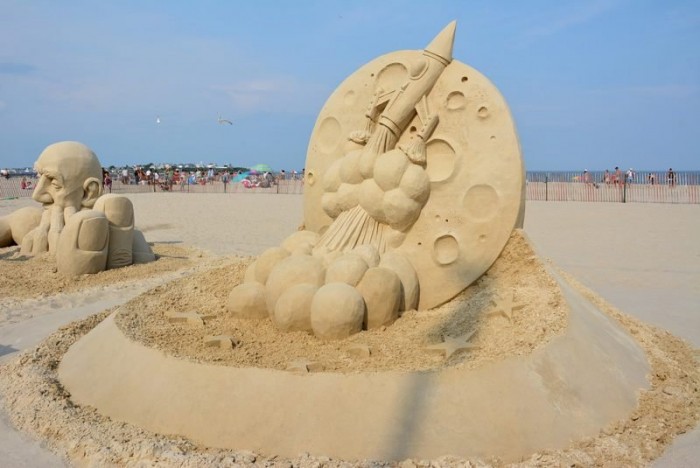 Фестиваль скульптур з піску в Хемптоні