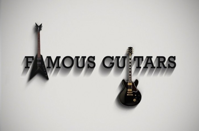 The history of music in famous guitars of famous musicians