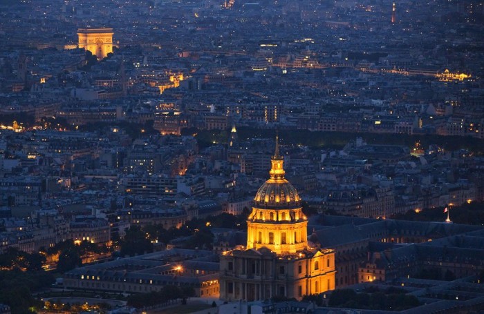 Paris from a bird's eye view