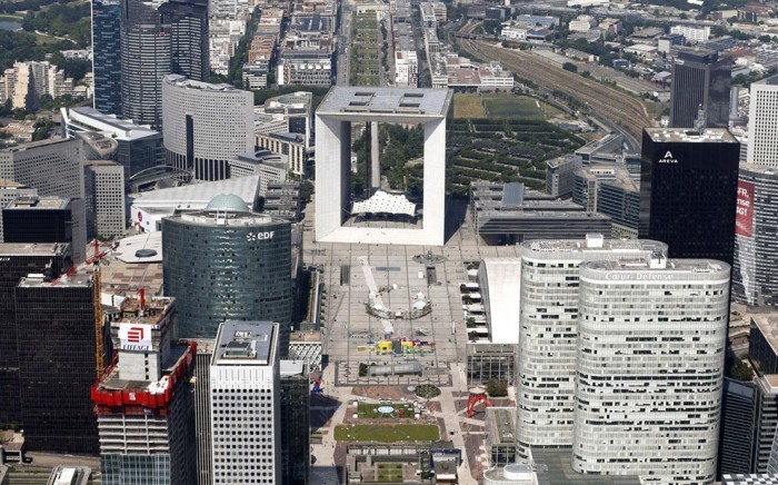 Paris from a bird's eye view