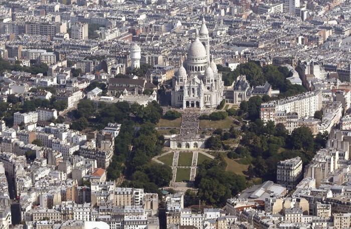 Paris from a bird's eye view