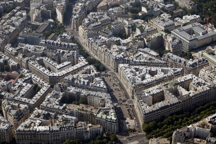 Paris from a bird's eye view