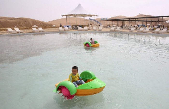 Desert Lotus Hotel & flower in the singing sands