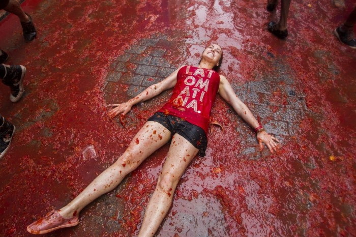 Фестиваль «La Tomatina 2013»: сделай все красным