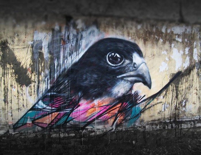 Bird Street Art L7M