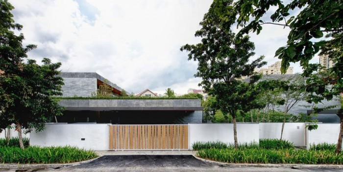 Green oasis in the center of Singapore