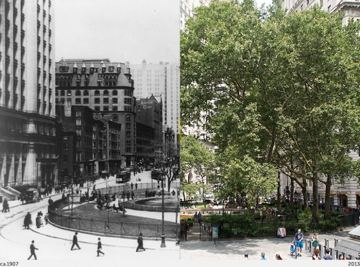 New York then and now