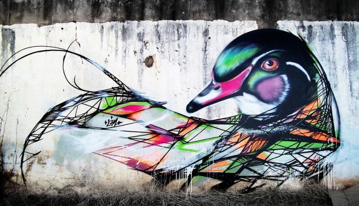 Bird Street Art L7M