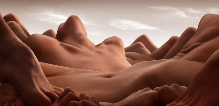 Landscapes of Carl Warner's human bodies