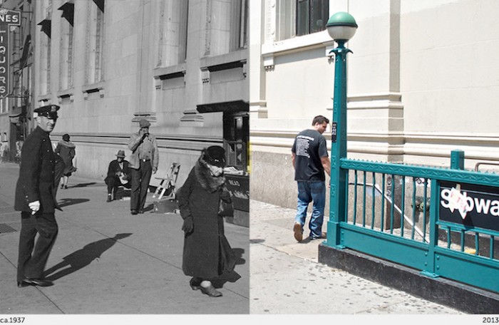 New York then and now