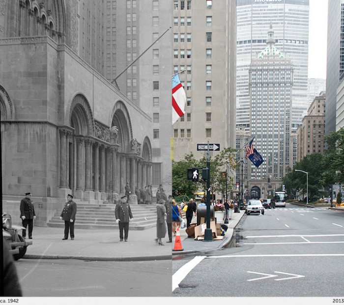 New York then and now