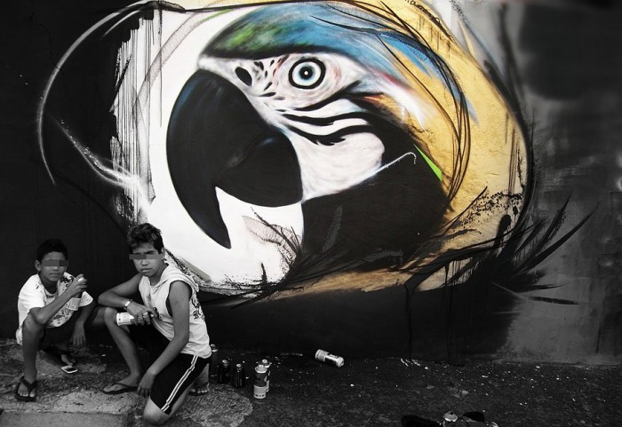 Bird Street Art L7M