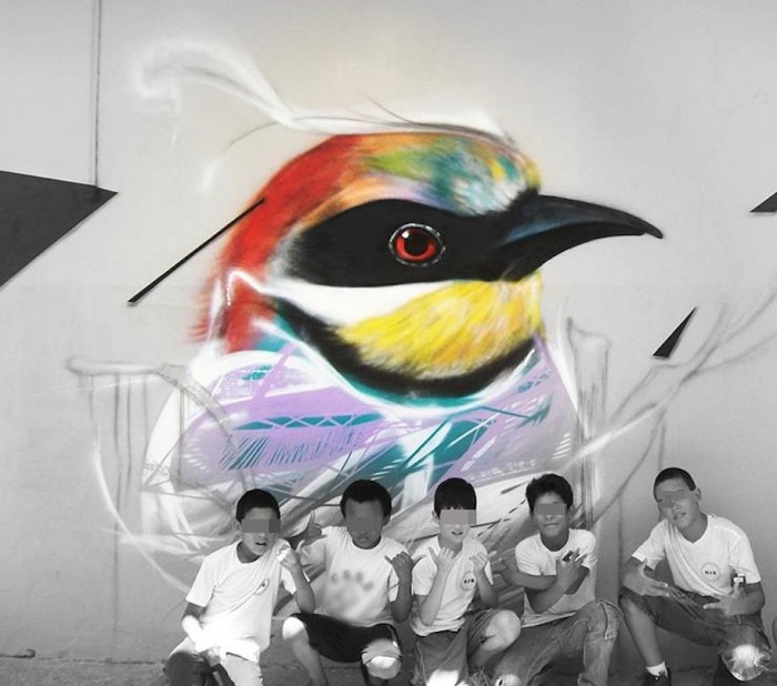 Bird Street Art L7M