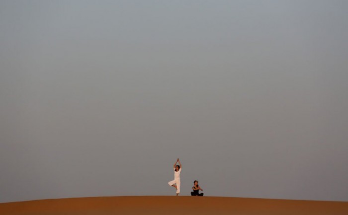 Desert Lotus Hotel & flower in the singing sands