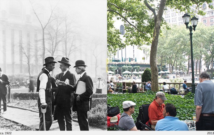 New York then and now