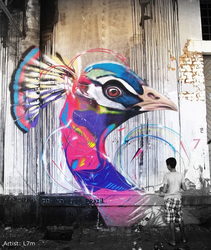 Bird Street Art L7M