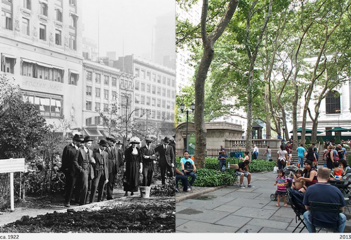 New York then and now