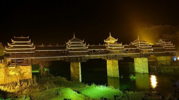Мосты дождя и ветра в Китае