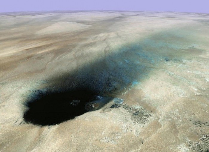 Wow-en-Namus & Oasis inside the crater