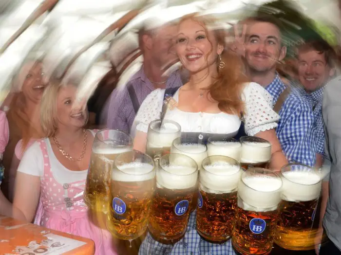 В Германии открылся очередной пивной фестиваль «Oktoberfest»