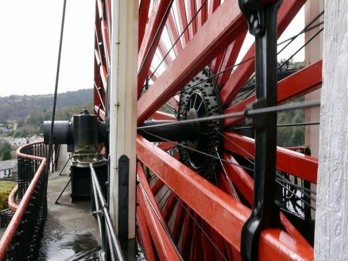 The world's largest water-lifting wheel