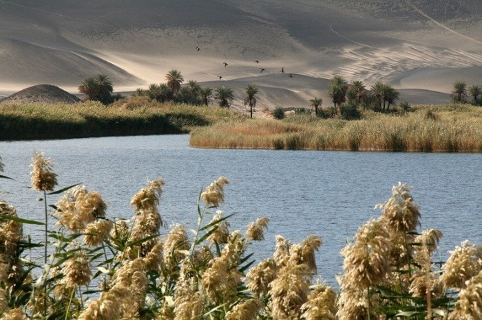 Wow-en-Namus & Oasis inside the crater