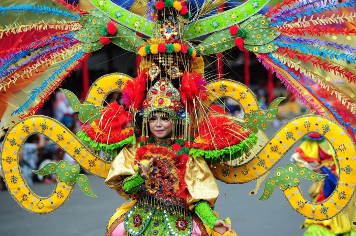 Карнавал моды «Jember Fashion Carnaval» в Индонезии