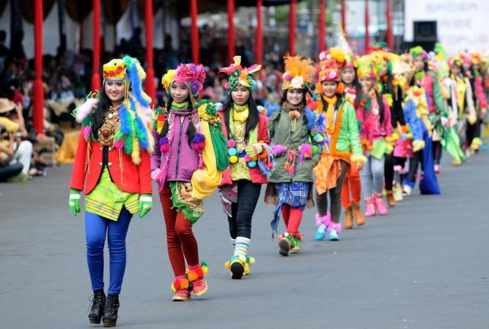 Карнавал моды «Jember Fashion Carnaval» в Индонезии