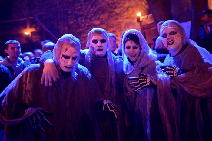 Halloween Celebration in the Castle of Frankenstein