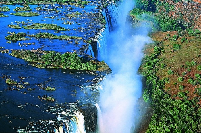 Водопад Виктория – гремящий дым Африки