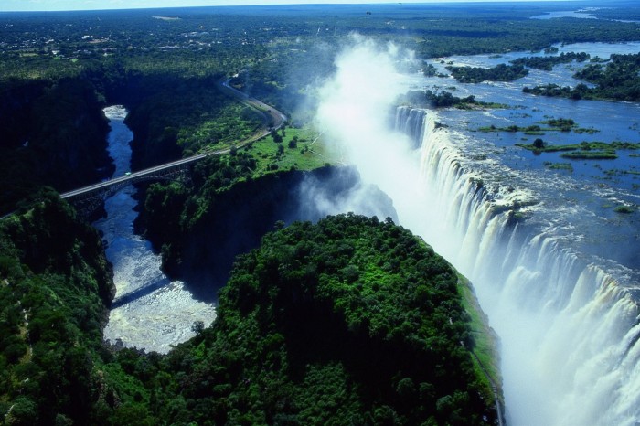 Victoria Falls & rattling smoke of Africa