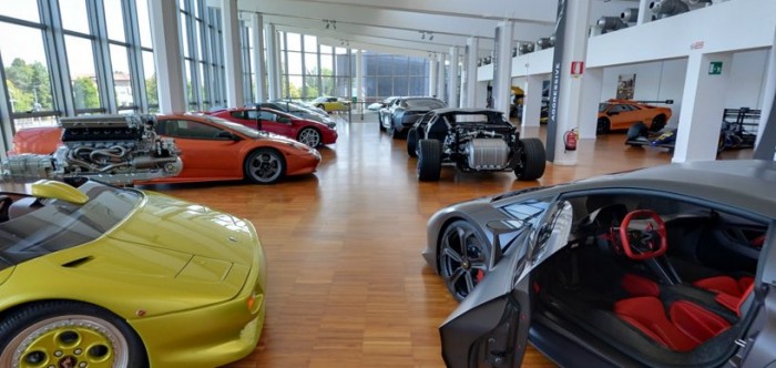 Virtual tour of the Lamborghini Museum