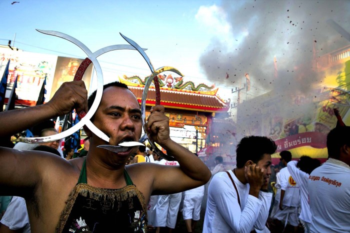 Festival of Vegetarians in Thailand