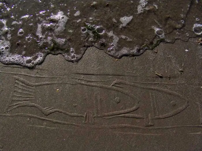Рисунки на песке в проекте «Sand Prints»