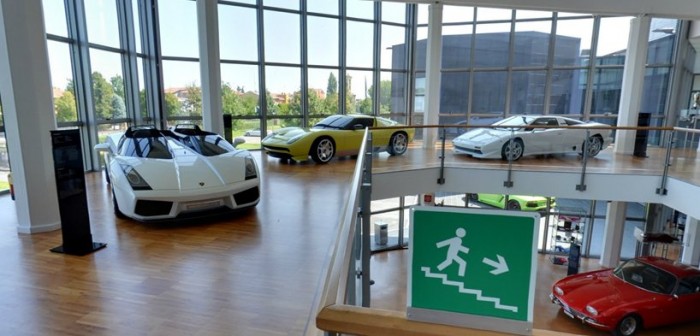 Virtual tour of the Lamborghini Museum